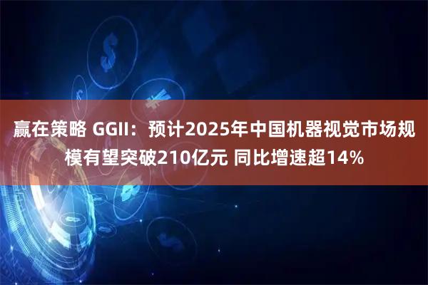 赢在策略 GGII：预计2025年中国机器视觉市场规模有望突破210亿元 同比增速超14%