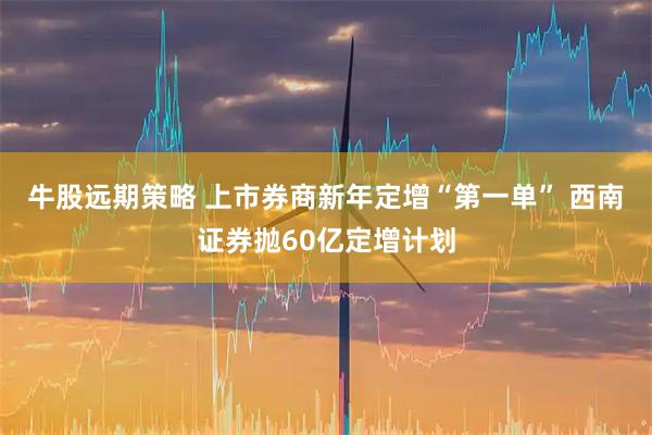 牛股远期策略 上市券商新年定增“第一单” 西南证券抛60亿定增计划